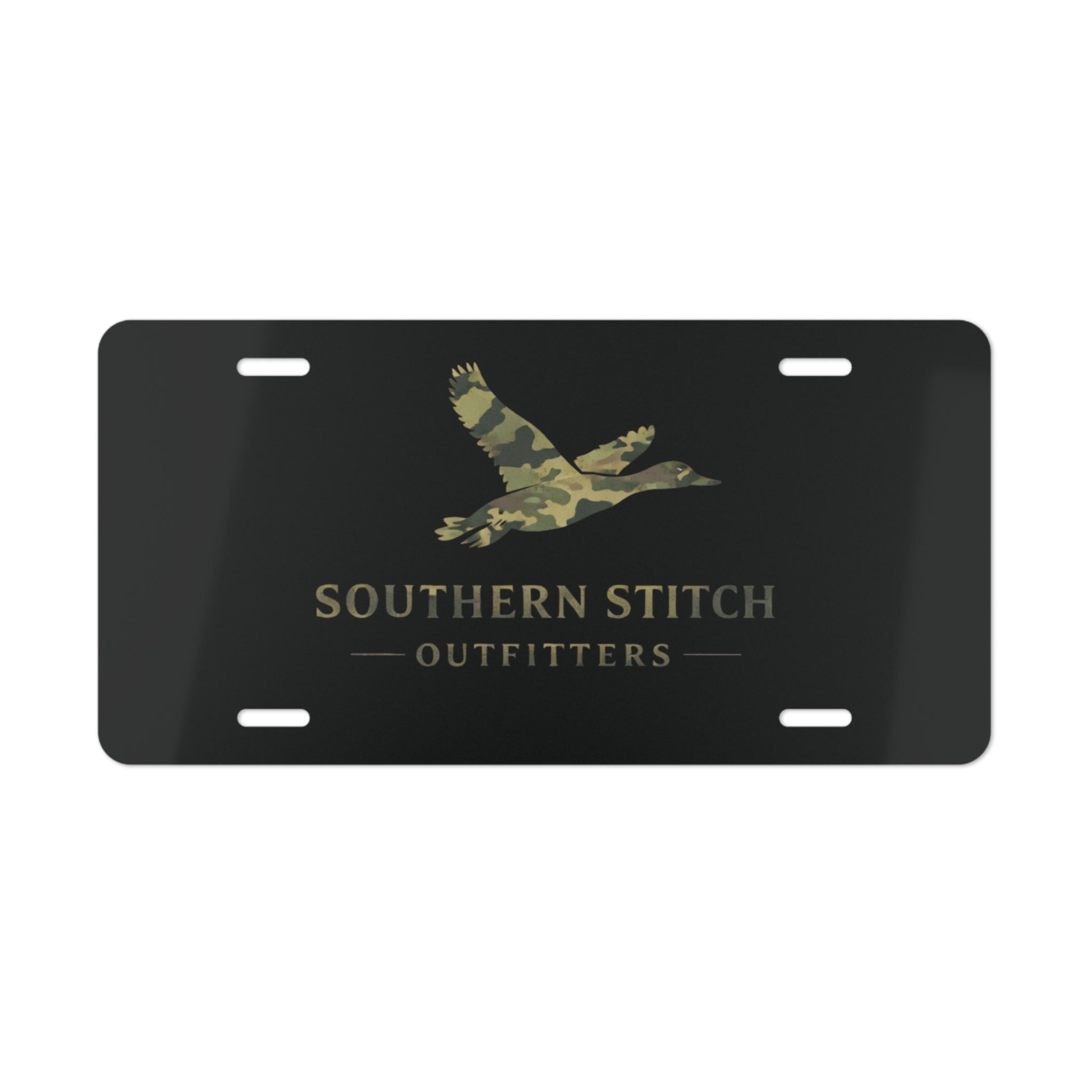 Signature Camo SS License Plate